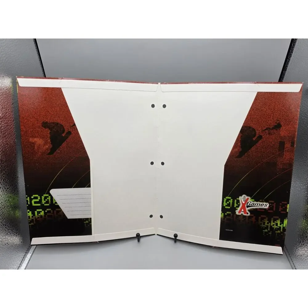 Vintage X Games 2000 Y2k Pen-Tab Snowboarding Pocket Folder ESPN 84461